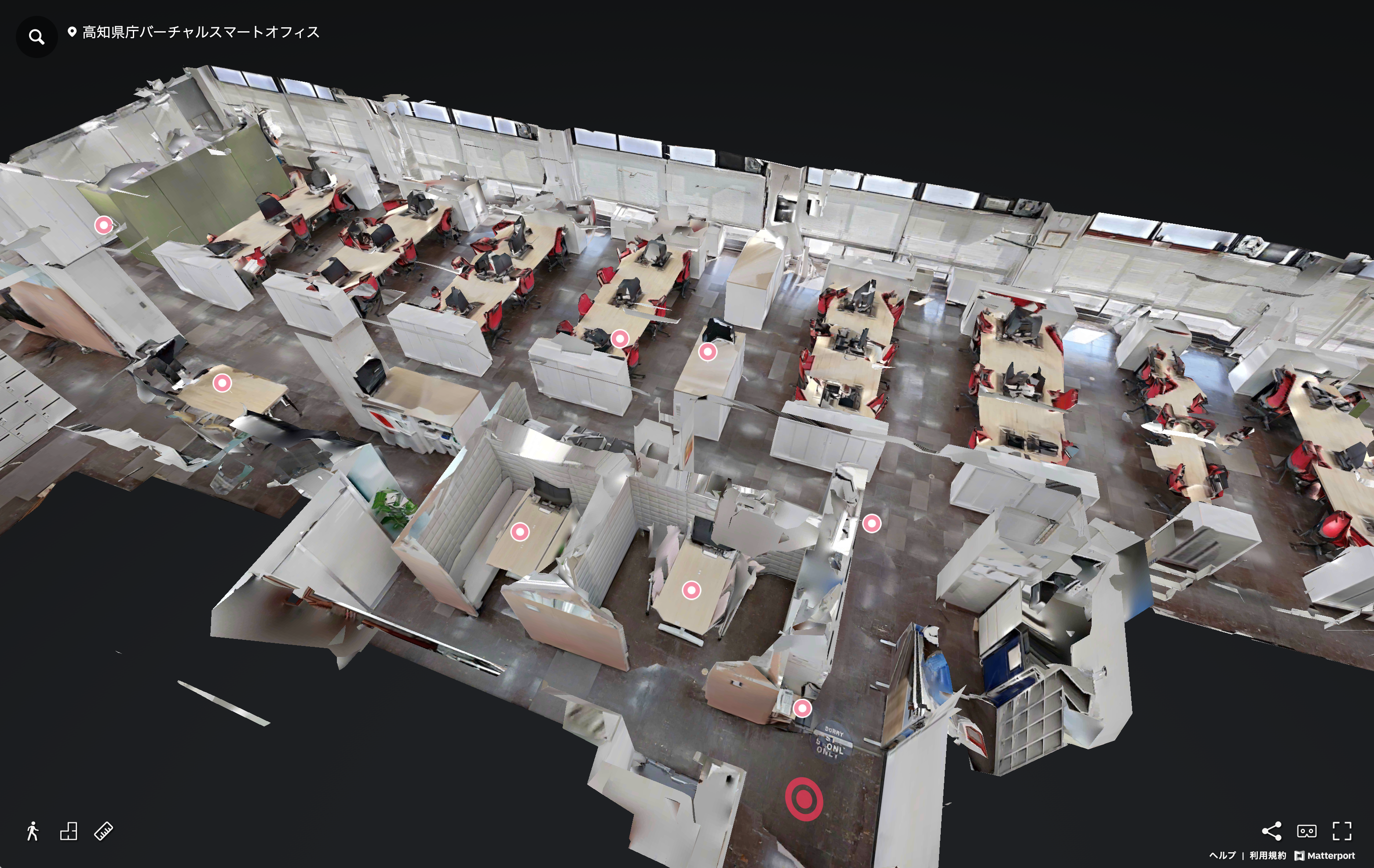 高知県庁バーチャルスマートオフィス制作