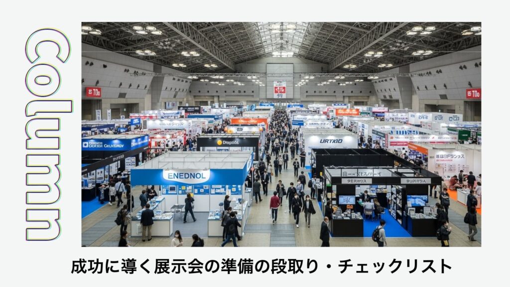 展示会の会場風景の写真 アイキャッチ画像