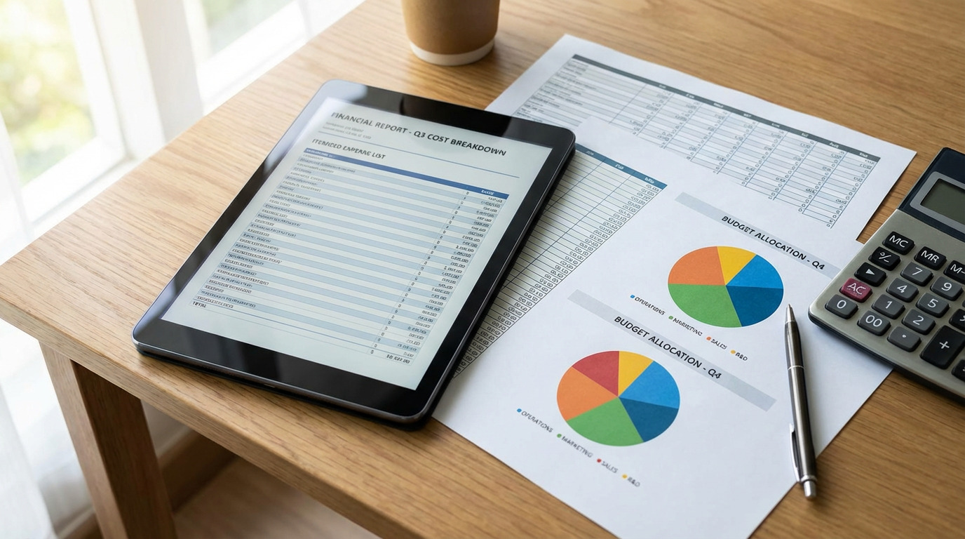 展示会費用の内訳イメージ