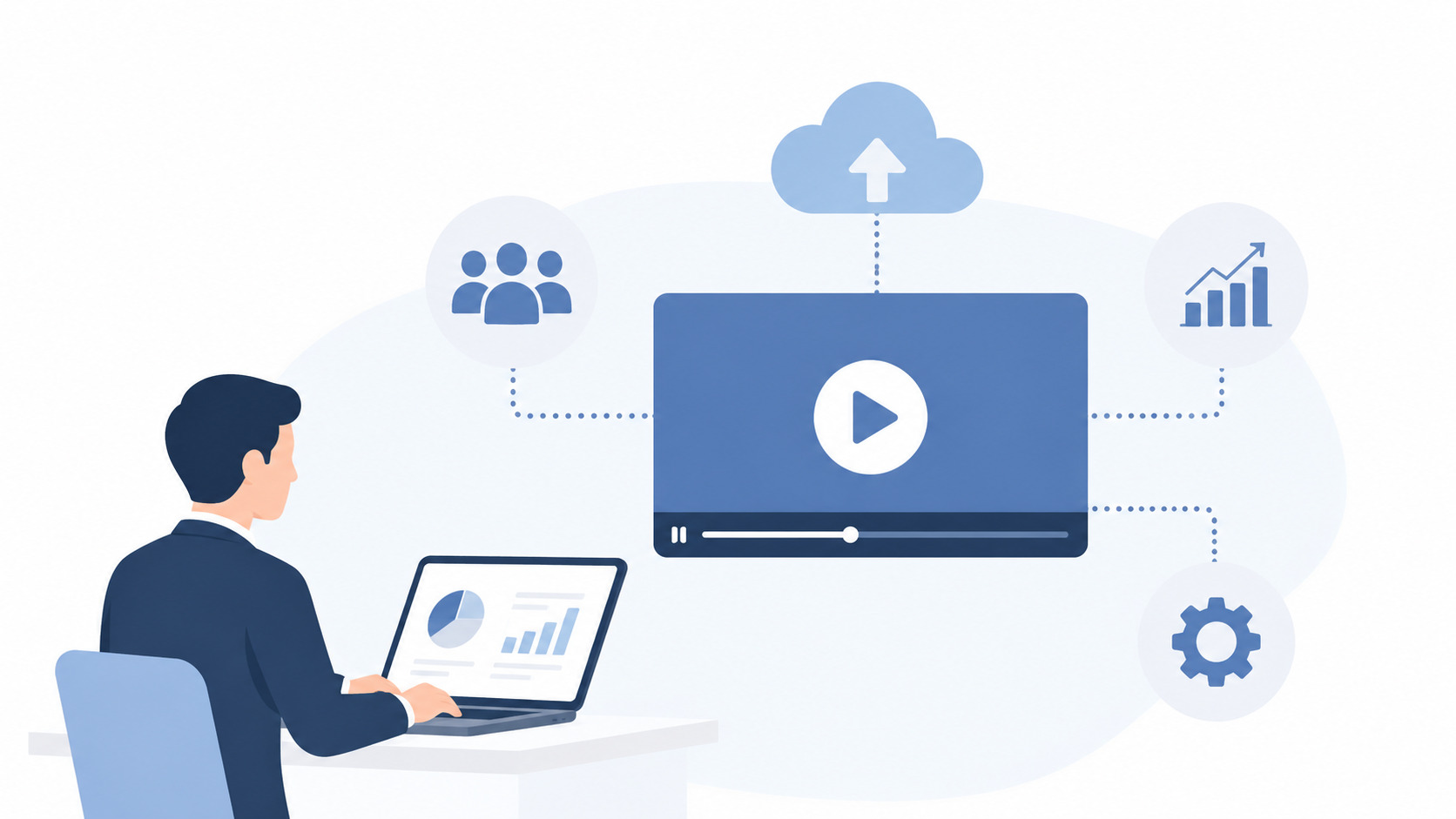 企業における動画を活用したDXの活用シーン