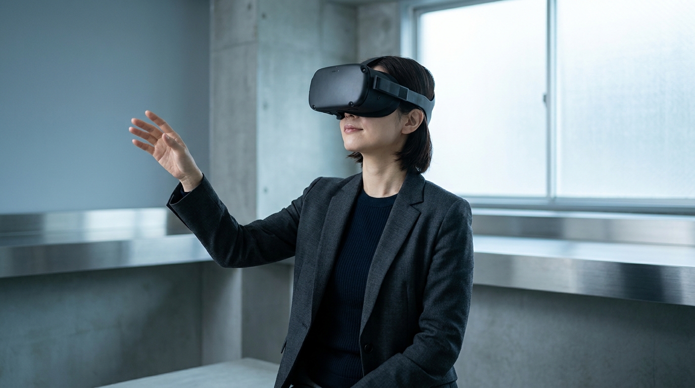 VR(仮想現実)のイメージ